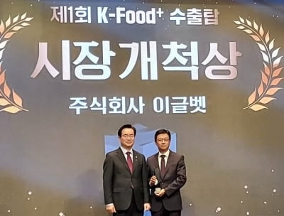 이글벳, 제1회 K-Food+ 수출탑 ‘카지노 승률개척상’ 수상