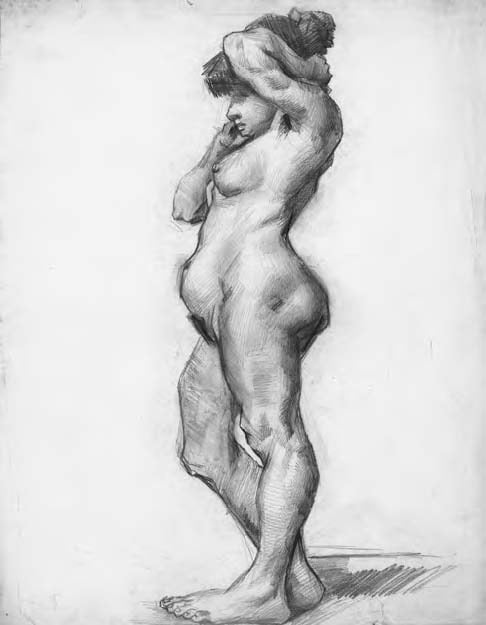 고흐, 「서 있는 나체 여인」(1886년)