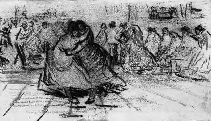 고흐, 「춤 추는 한 쌍」(1885년)