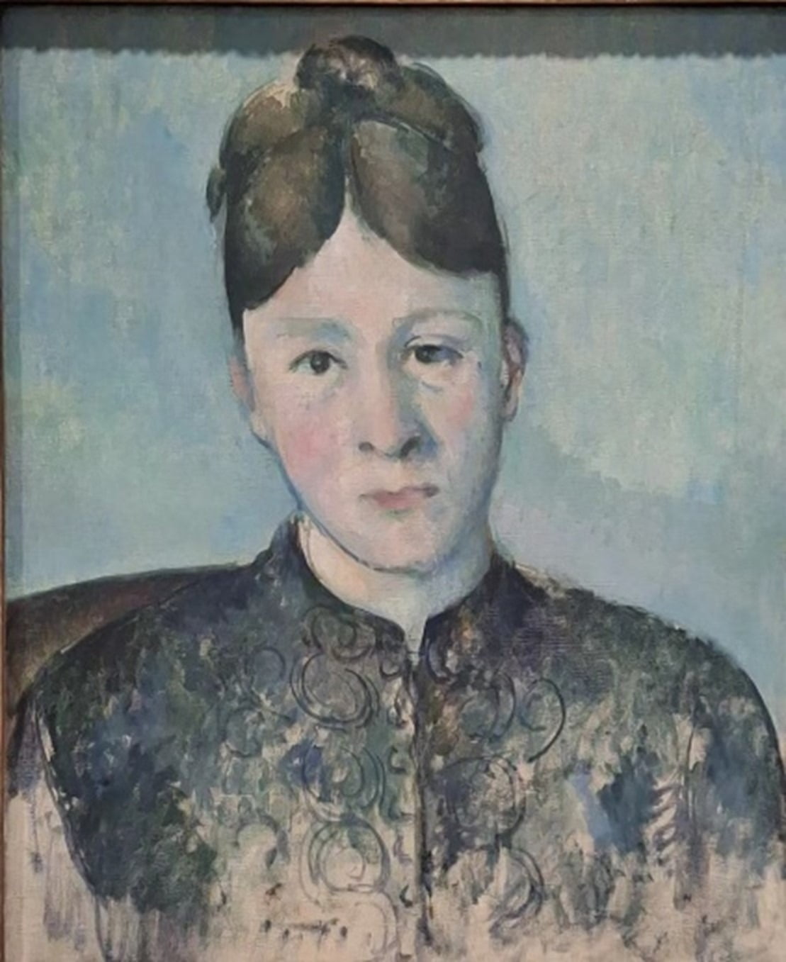 《Portrait of Madame Cezanne, Paul Cezanne》