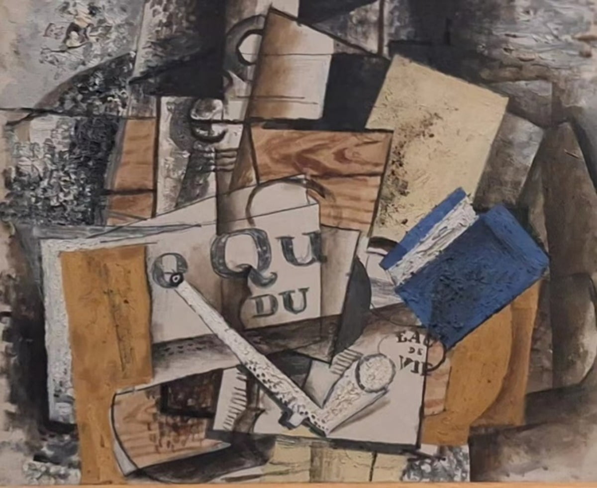 《Still Life with Pipe, Georges Braque》