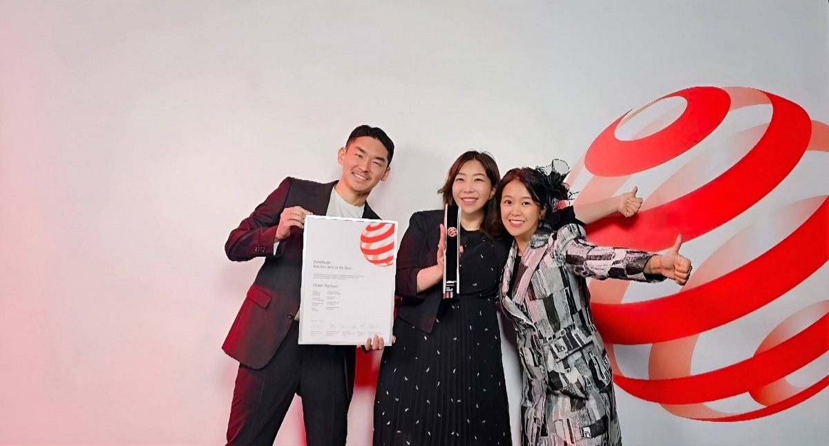 삼성SDS는 지난 10월 레드닷 디자인 어워드에서 최고 디자인상을 수상했다.  /삼성SDS 제공