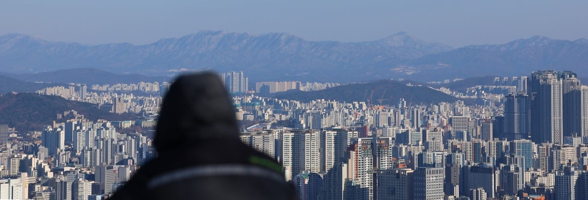 서울 남산에서 바라본 서울 시내 아파트 단지 모습.  /연합뉴스
