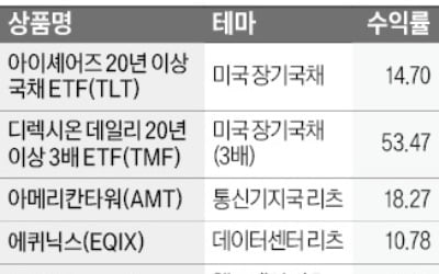 Fed 금리 조기인하 전망에…미국 채권·리츠 돈 몰린다