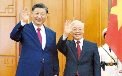 美보란듯…시진핑 "中·베트남은 운명공동체"