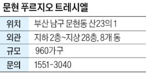 문현 푸르지오 트레시엘, 인근 정비사업 완료 땐 7100가구 주거타운