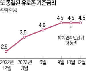 英·ECB도 금리동결…인하 가능성은 언급 안해