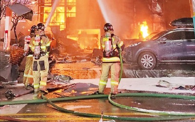 [포토] 인천 18층 호텔 화재로 32명 부상