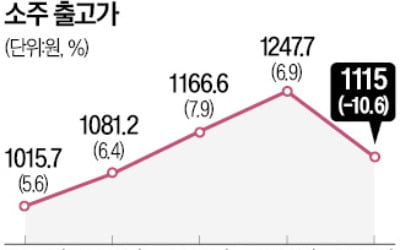 하이트진로, 소주 출고가 10.6% 내린다