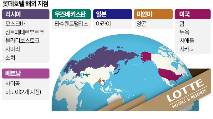 힐튼처럼…롯데호텔 '글로벌 체인' 구축한다