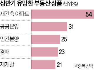 "유망 투자처는 재건축 추진 아파트" 54%