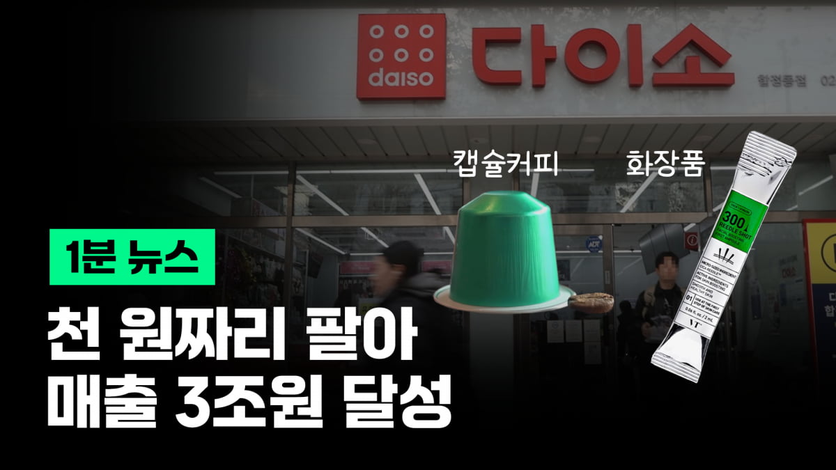 천 원짜리 팔아 매출 3조원 달성... 이커머스 신흥강자 다이소