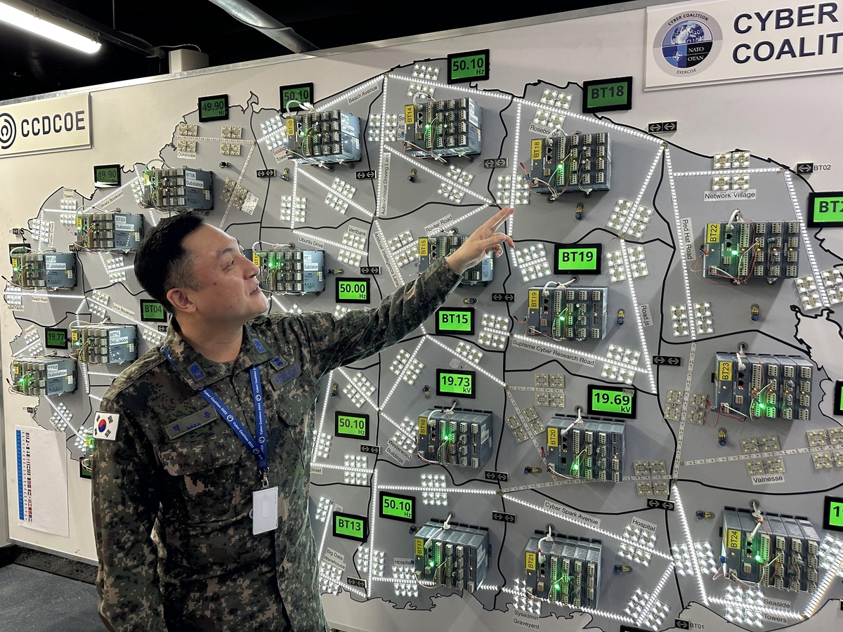 [르포] 한국군, 첫 참여한 나토 사이버훈련서 최단시간 방어 성공