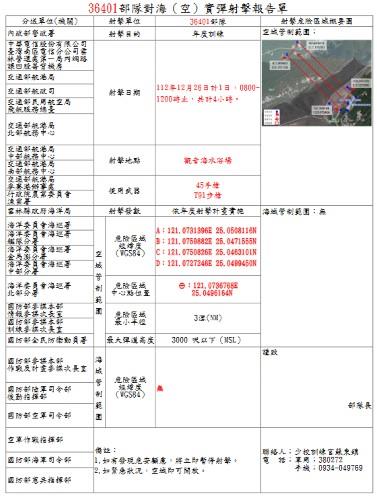 대만군, '中침공 상륙 요충지' 타오위안서 실탄사격 훈련 추진