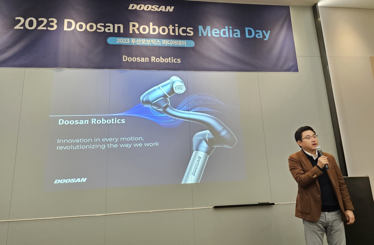 두산로보틱스 "쓰기 편하고 저렴한 협동로봇으로 세계 1위 목표"
