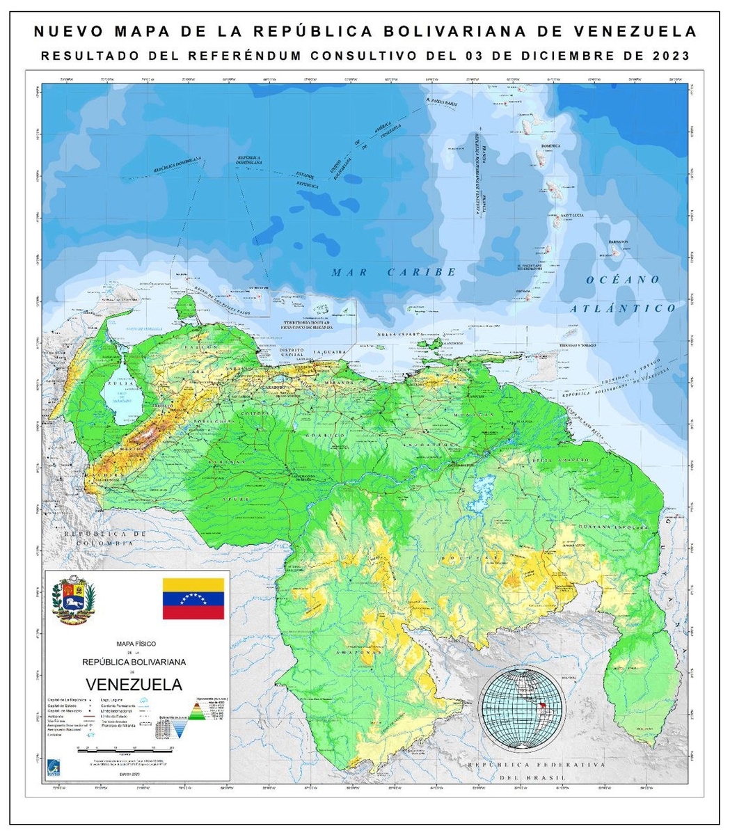 '인접국 땅' 영유권 주장 베네수, 국민투표 이어 인구조사 추진