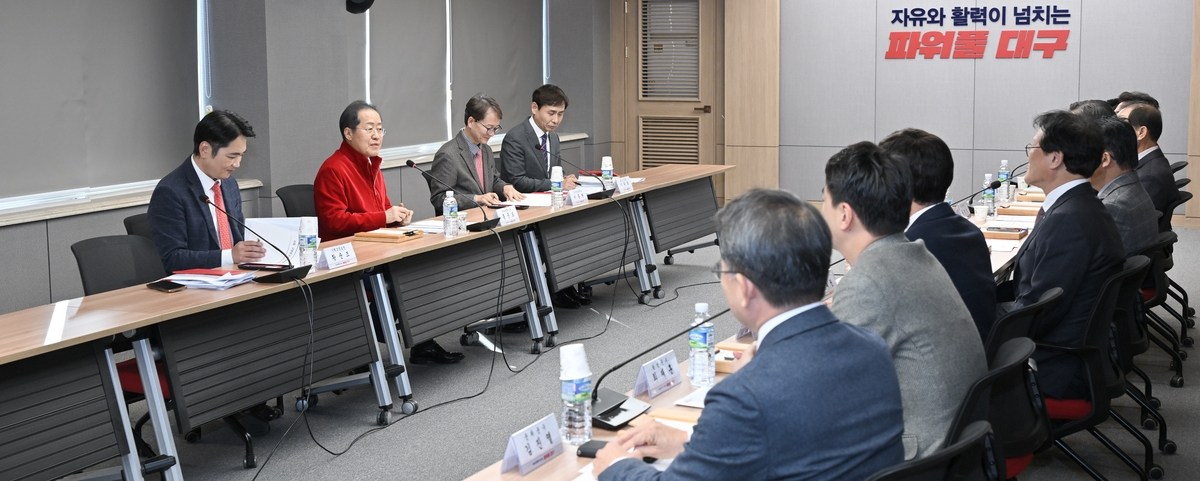 홍준표 "신공항 SPC 구성 순조로워…달빛특별법 연내 통과 노력"