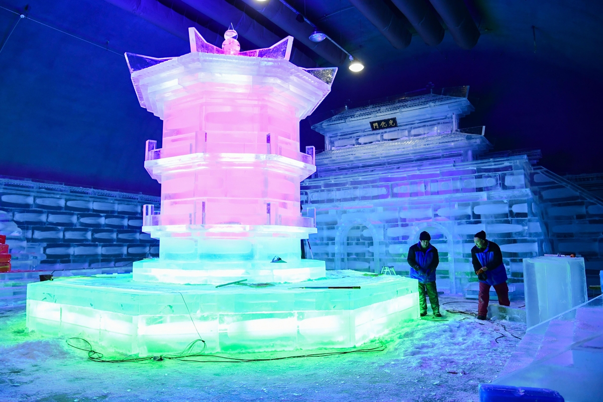 화천산천어축제 준비 본격화…선등거리·얼음광장 조성 한창