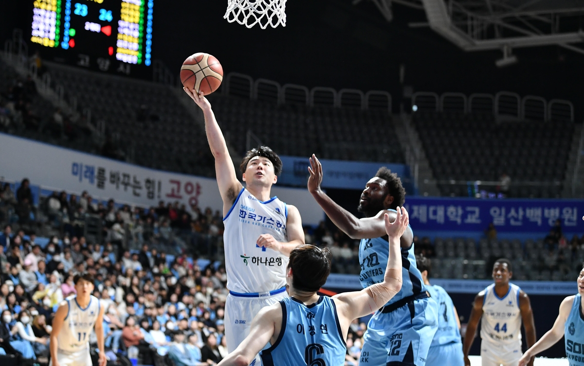 프로농구 한국가스공사, 소노 잡고 시즌 첫 연승