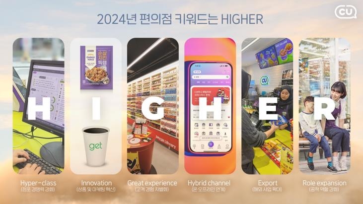 CU "내년 키워드는 'HIGHER'…편의점 역할 확장할 것"