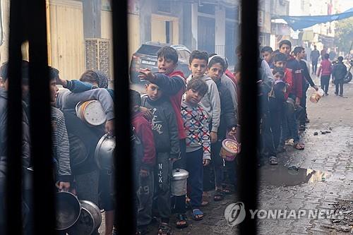 "이스라엘, 가자지구 민간인 굶주림을 전쟁무기로 이용"