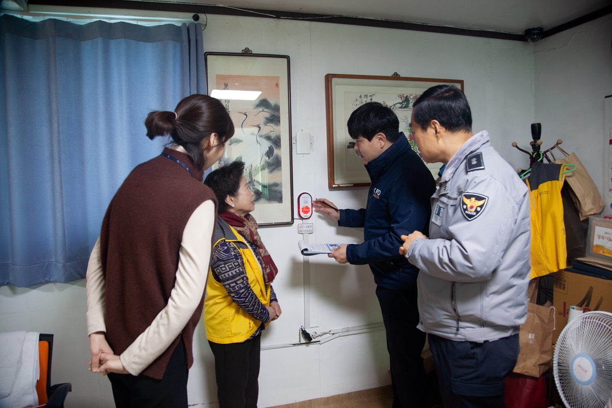 구로경찰서, 관내 모든 경로당에 112연결 비상벨 설치