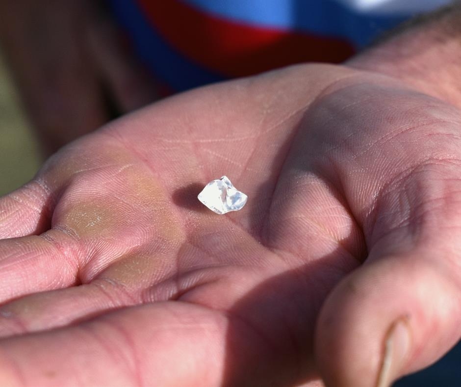 美남성, 다이아몬드 공원서 4.87캐럿 주워…3년만에 최대 크기