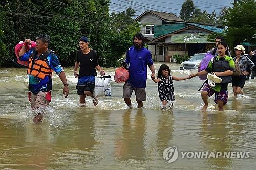 태국 남부서 폭우로 인명피해 속출…6명 사망·1명 실종
