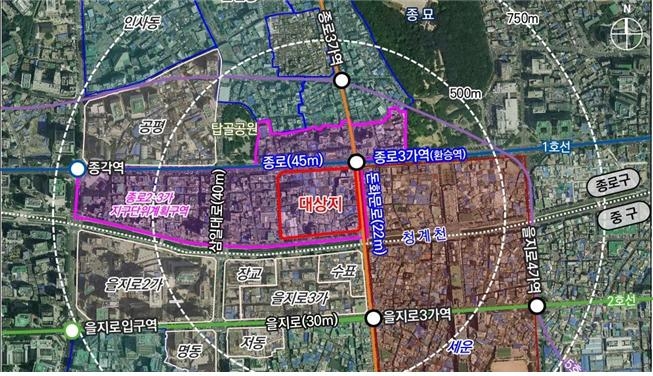 서울시, 종로구 관수동 정비구역 지정…노후한 도심 바꾼다
