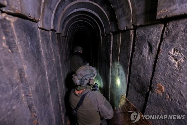 "이스라엘, 하마스 은신 땅굴에 바닷물 주입 추진"