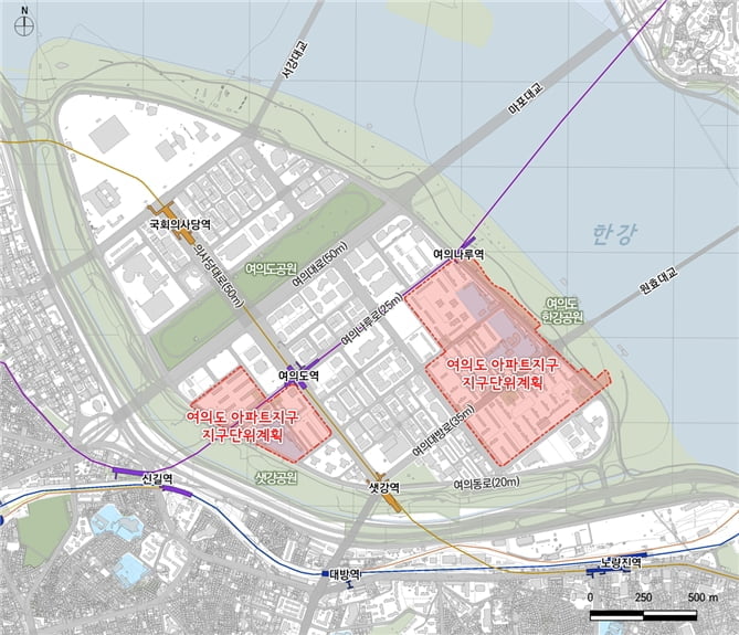 여의도 아파트지구, 지구단위계획구역으로 전환…"국제금융 중심지로"