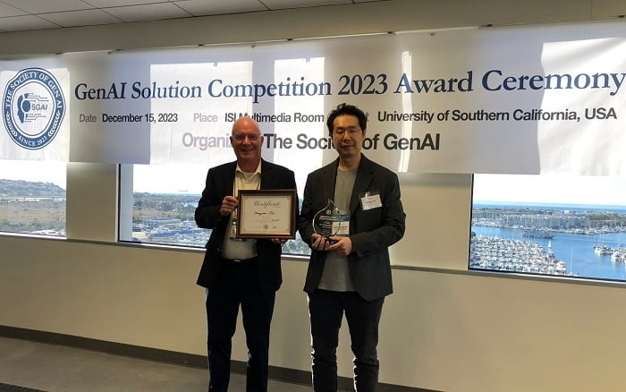 페르소나AI, 미국 'GEN AI Competition' Tech Award 1위 수상