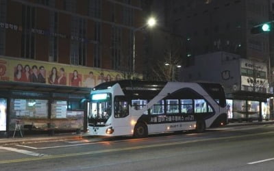 '세계 최초' 서울시, 심야자율주행 버스 운행