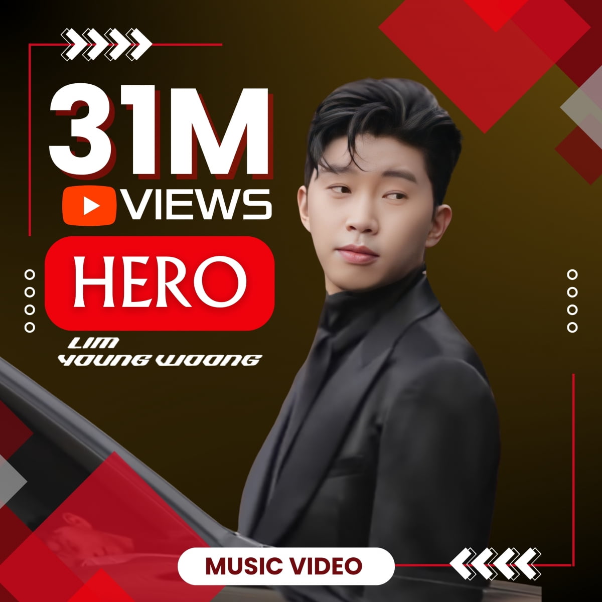 임영웅, 'HERO' MV 조회수 3100만 뷰 돌파