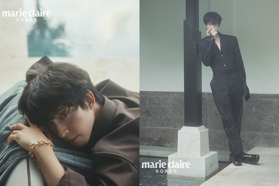 Actor Hong Kyung, a pictorial with a mood that crosses between his unique boyish and masculine beauty.