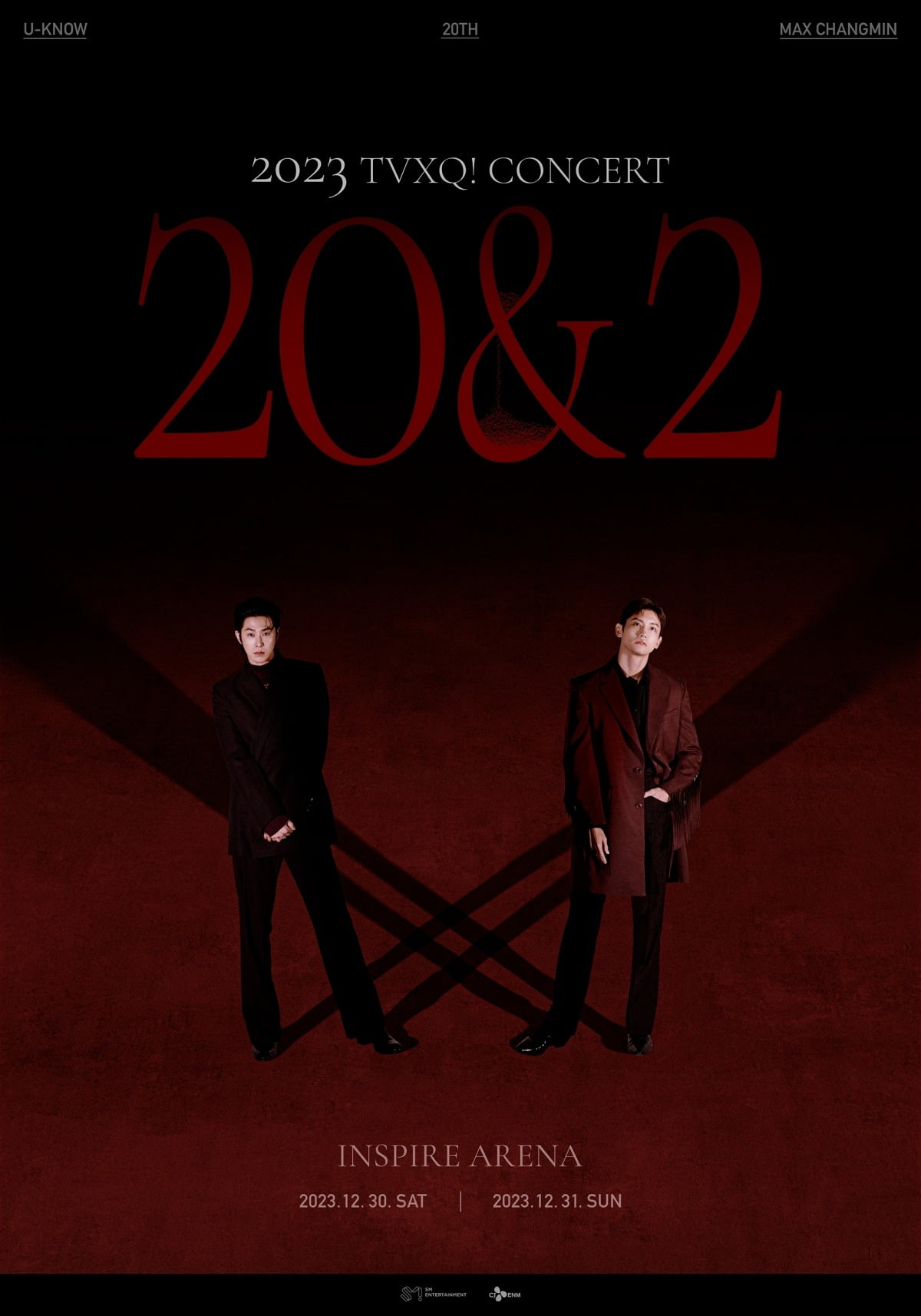 TVXQ's 20th anniversary concert will be held at the end of 2023