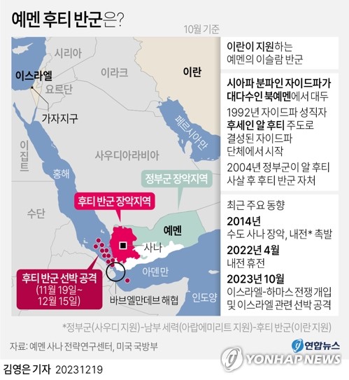 정부, 美요청에 '홍해 보호' 기여방안 검토…청해부대 파견하나