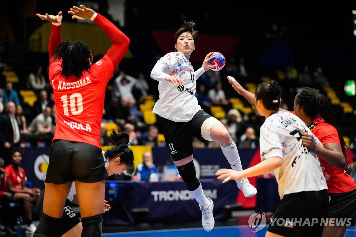 한국, 세계 여자핸드볼 선수권대회 22위…역대 최악의 성적