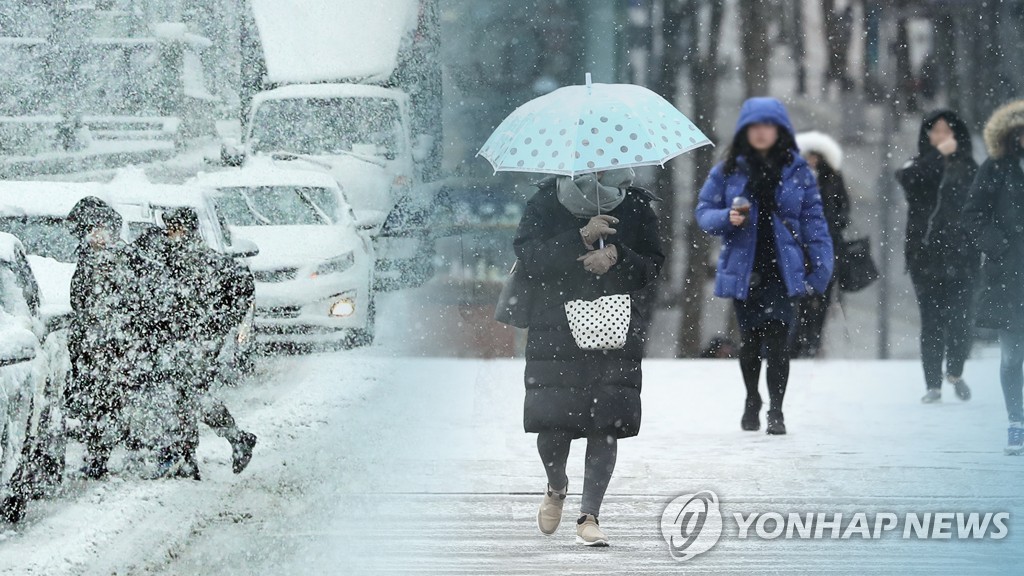 경기 평택 적설량 5.7㎝…"출근길 결빙구간 주의"