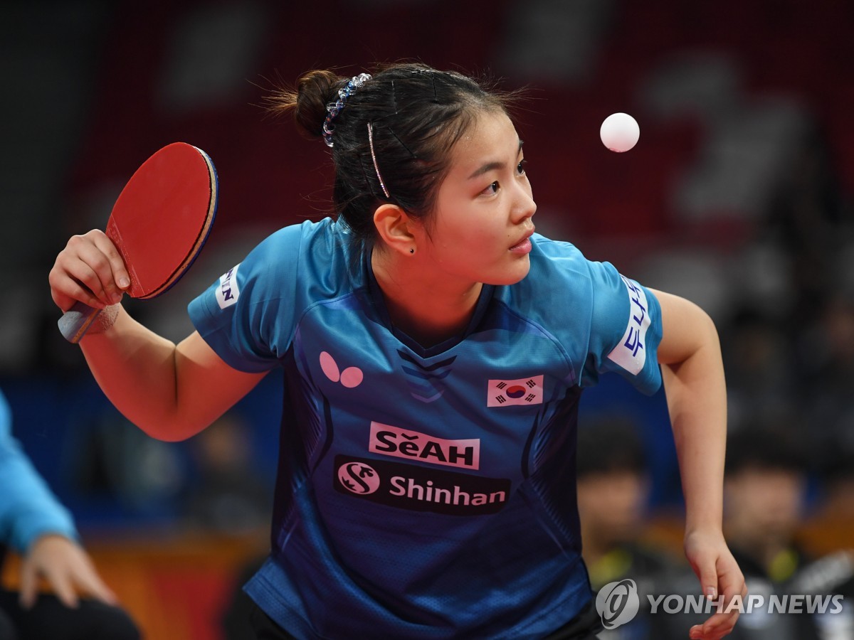 한국 탁구, 중국에 져 혼성단체 월드컵 첫 대회 준우승