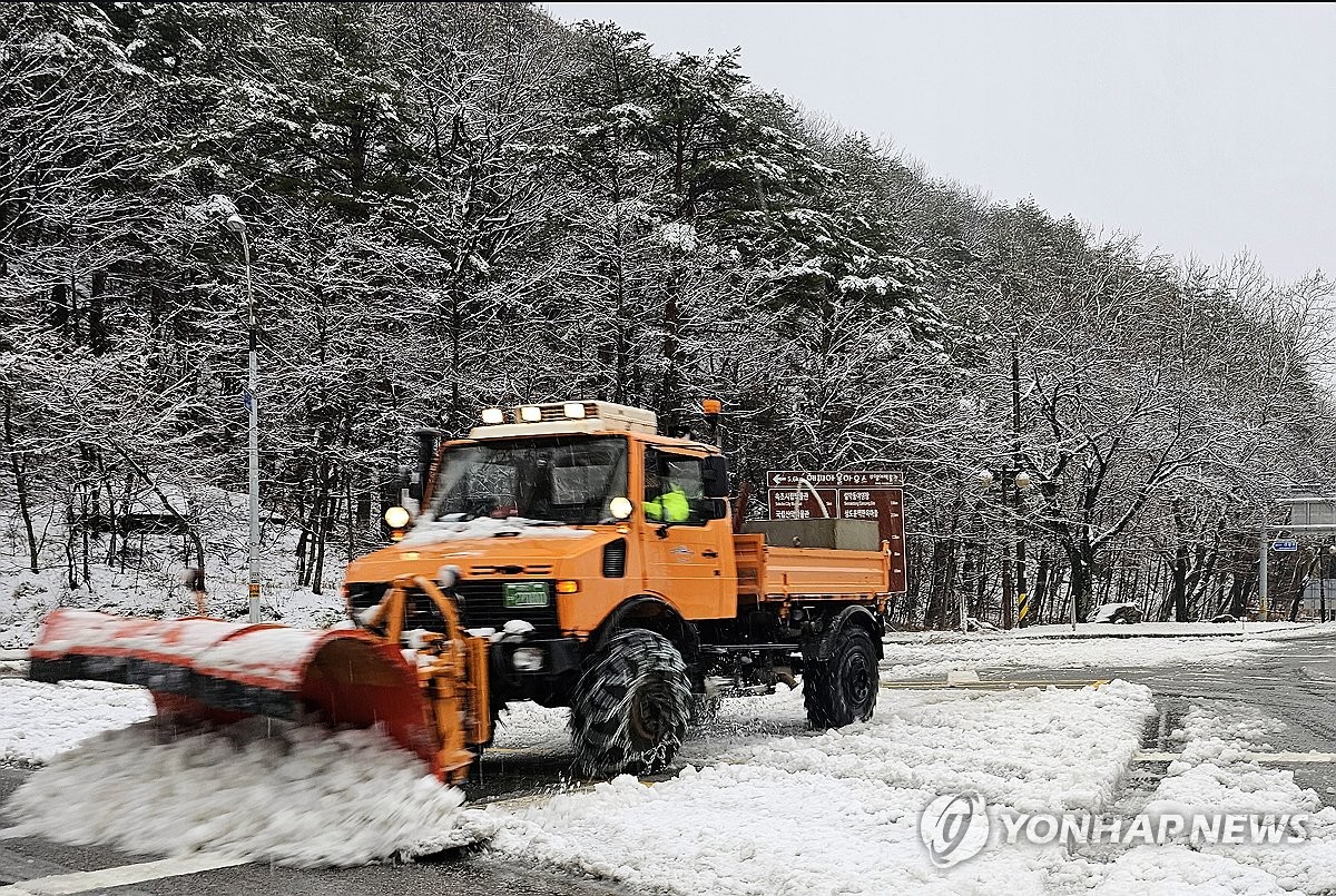 주말 한파에 정전·나무 쓰러짐 등 피해 속출…대설특보 확산