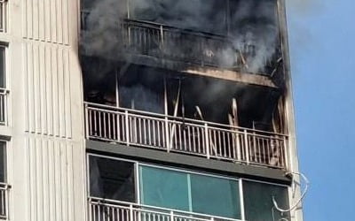 "에어프라이어 켜놓고 잠들어"…수원 20층짜리 아파트 화재 