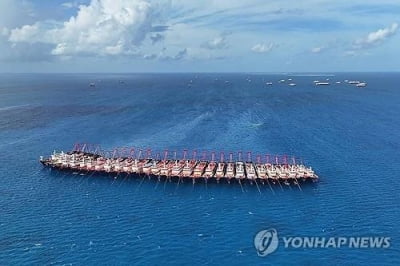 필리핀 해경 "남중국해에 中선박 135척 무더기로 불법 진입"