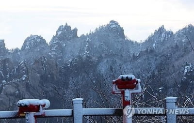 태백 등 강원 3곳 대설주의보