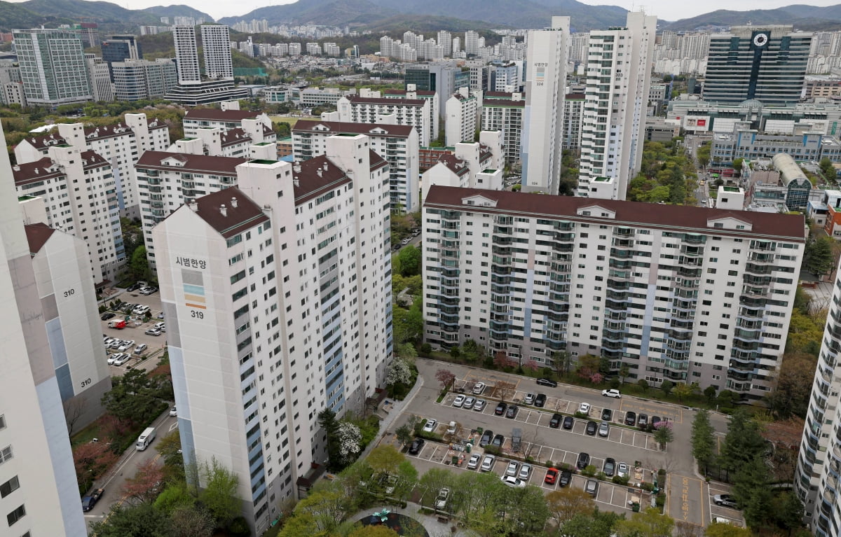 경기도 성남시 분당구 분당신도시 아파트 전경. 사진=한경DB