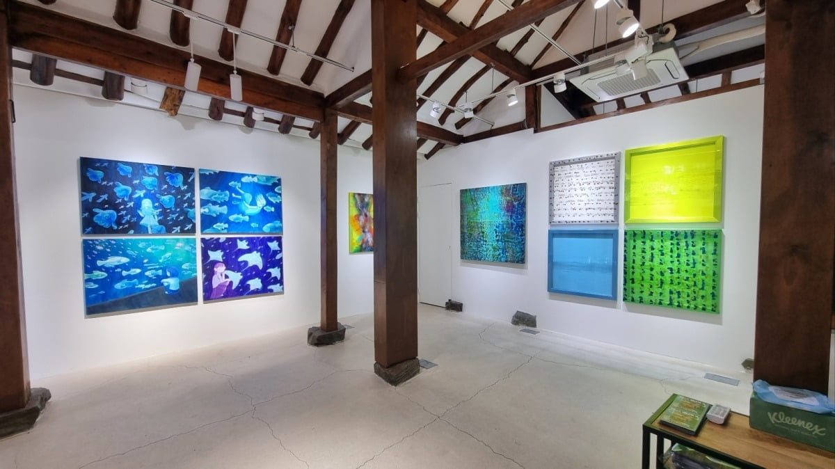 광주광역시 동구 '예술공간 집'에서 오는 9일까지 열리는 '2024 현대풍경' 전시 모습. 예술공간 집 제공