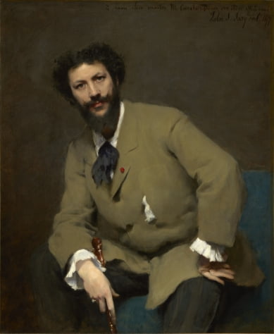 카롤루스 듀란(1879). 당시 최고 초상화가 중 하나였던 스승을 묘사한 이 작품은 미술계의 찬사를 받았다. /클라크 미술 연구소