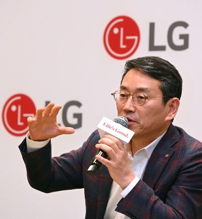 조주완 LG전자 CEO 기자간담회. 사진=LG전자 제공