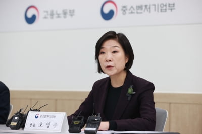 오영주 중기부 장관 "중소기업은 중대재해처벌법 대응여력 부족"