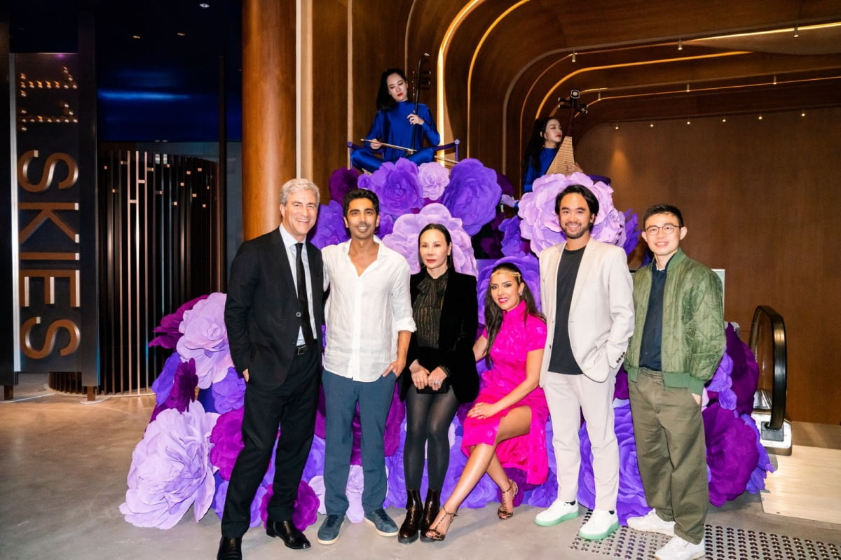 “The ReStartArt Club” (From Left) Michael Govan, Dino Sadhwani, Eva Chow, Princess Alia Al-Senussi, Adrian Cheng, & Alan Lau